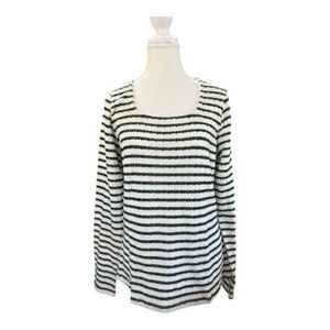 Staccato Textured Stripe Long Sleeve Top – Size XL – Stitch Fix Exclusive